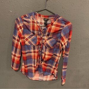 Women’s Rue 21 Flannel Button Down Shirt